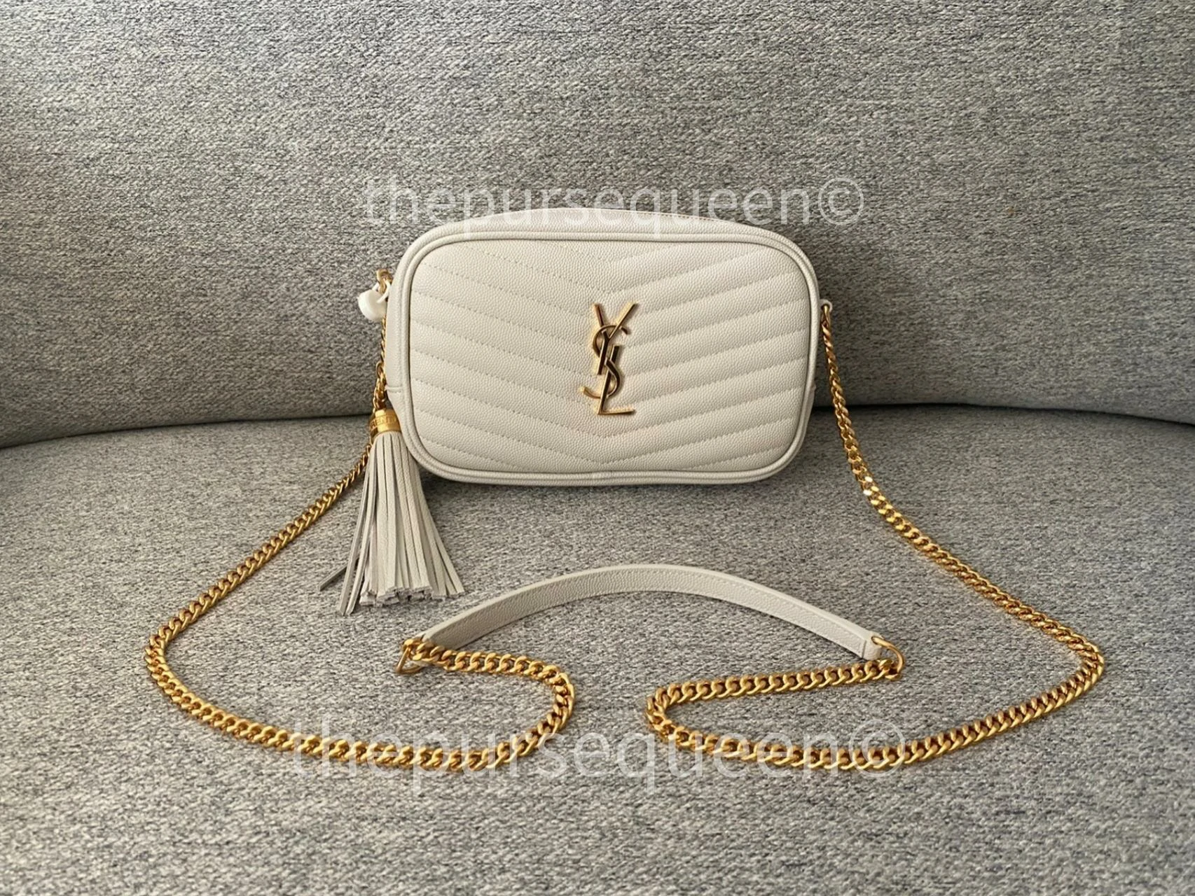 Authentic YSL Mini Lou Camera Bag Review thepursequeen